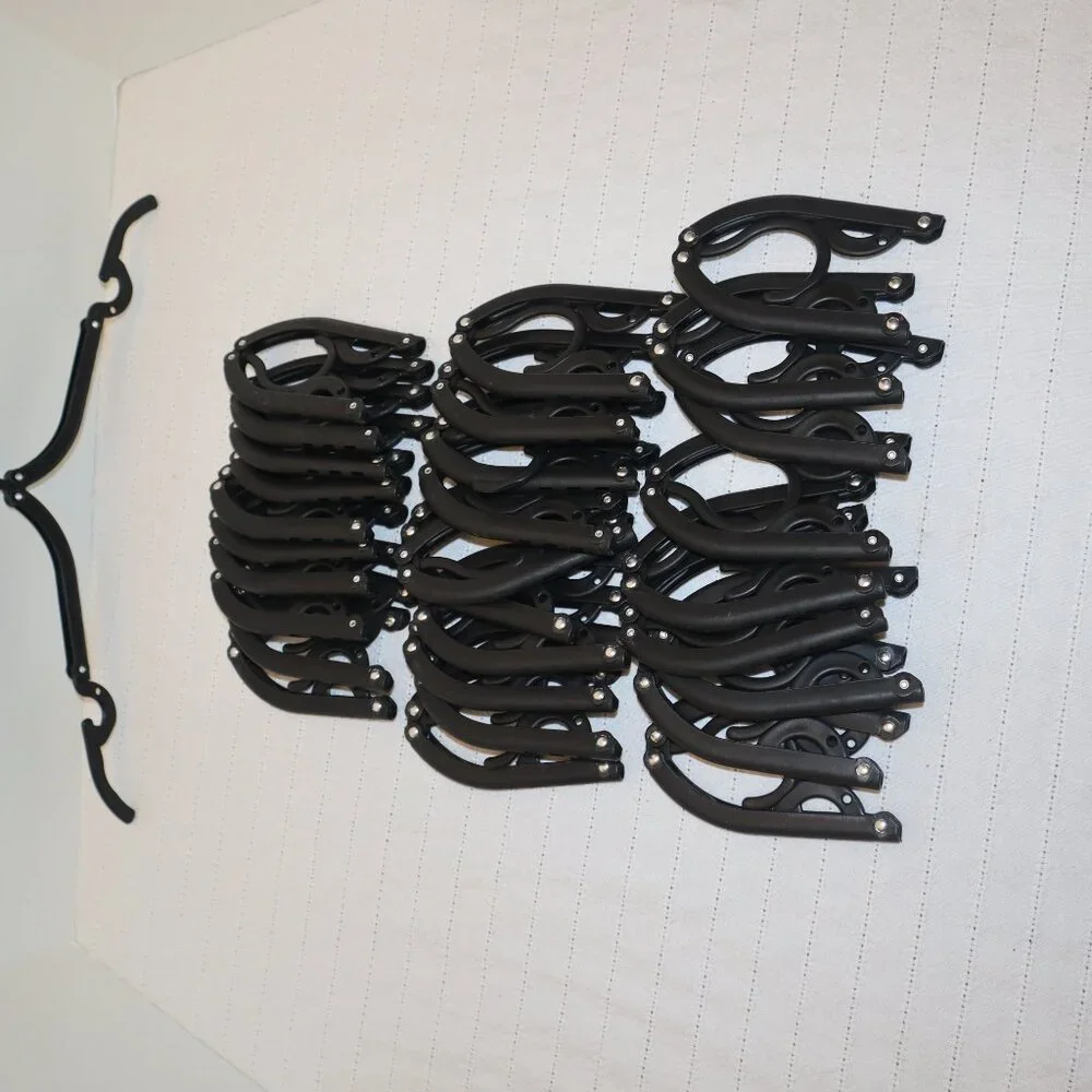 Foldable Travel Clothes Hangers 20 Bundle – Portable Collapsible Space-Saving